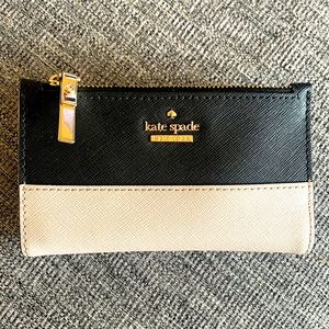 Kate Spade Colorblocked Small Slim Bifold Wallet